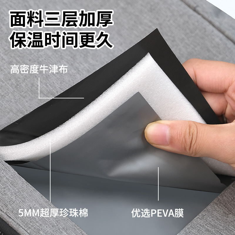 Amazon cross-border lunch bags, hand and shoulder picnic bags, PEVA outdoor car ice packs, insulated lunch box bags wholesale Application Scenario