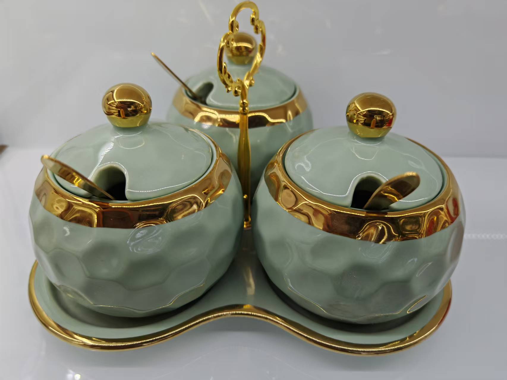 调味品/调料盒/调料瓶/陶瓷调料罐/调味架细节图