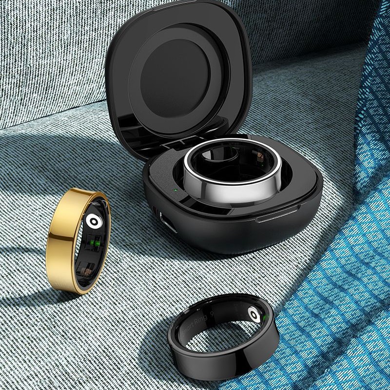 The new cross-border R09 smart ring features heart rate, blood oxygen, sleep, exercise step counting, water resistance, Bluetooth, camera and charging case Application Scenario
