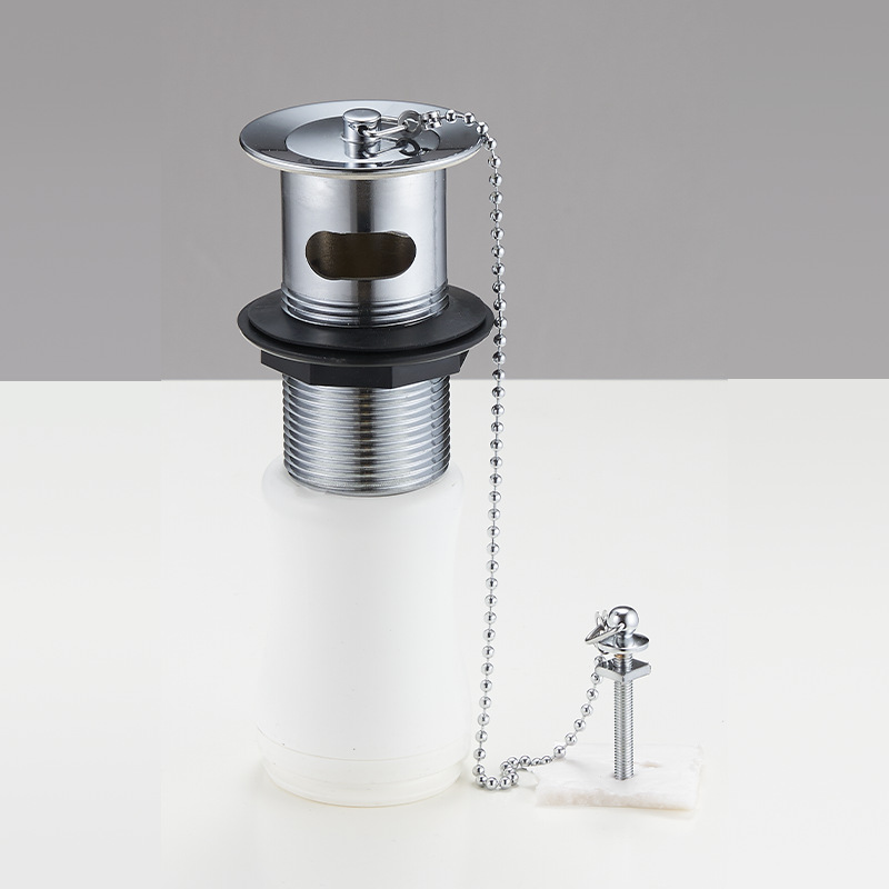 1/4G brass zipper cover washbasin drain manufacturer direct supply drain with overflow outlet Application Scenario