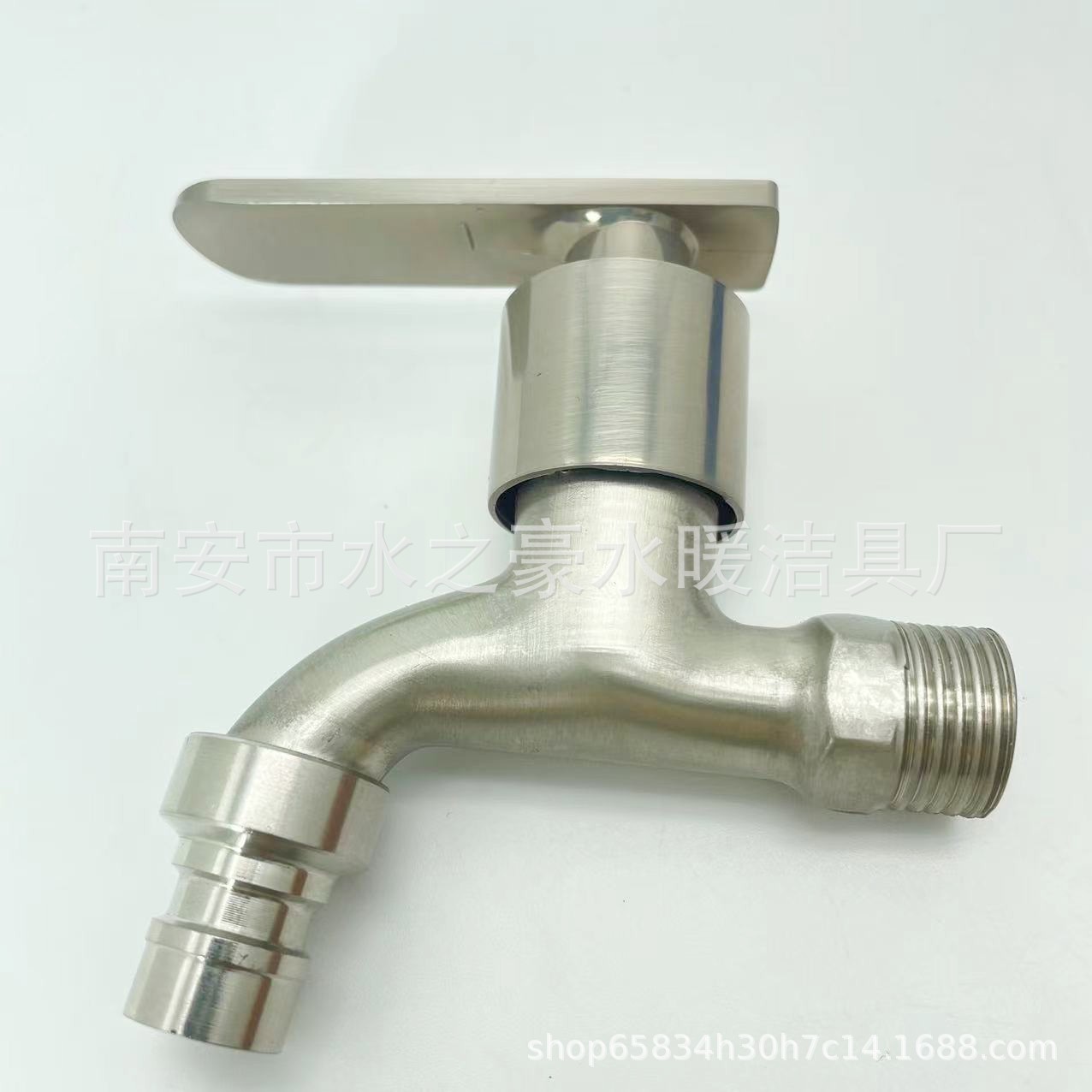 Brushed washing machine faucet imitating 304 stainless steel washing machine faucet, balcony mop sink wall-mounted faucet Specification drawing