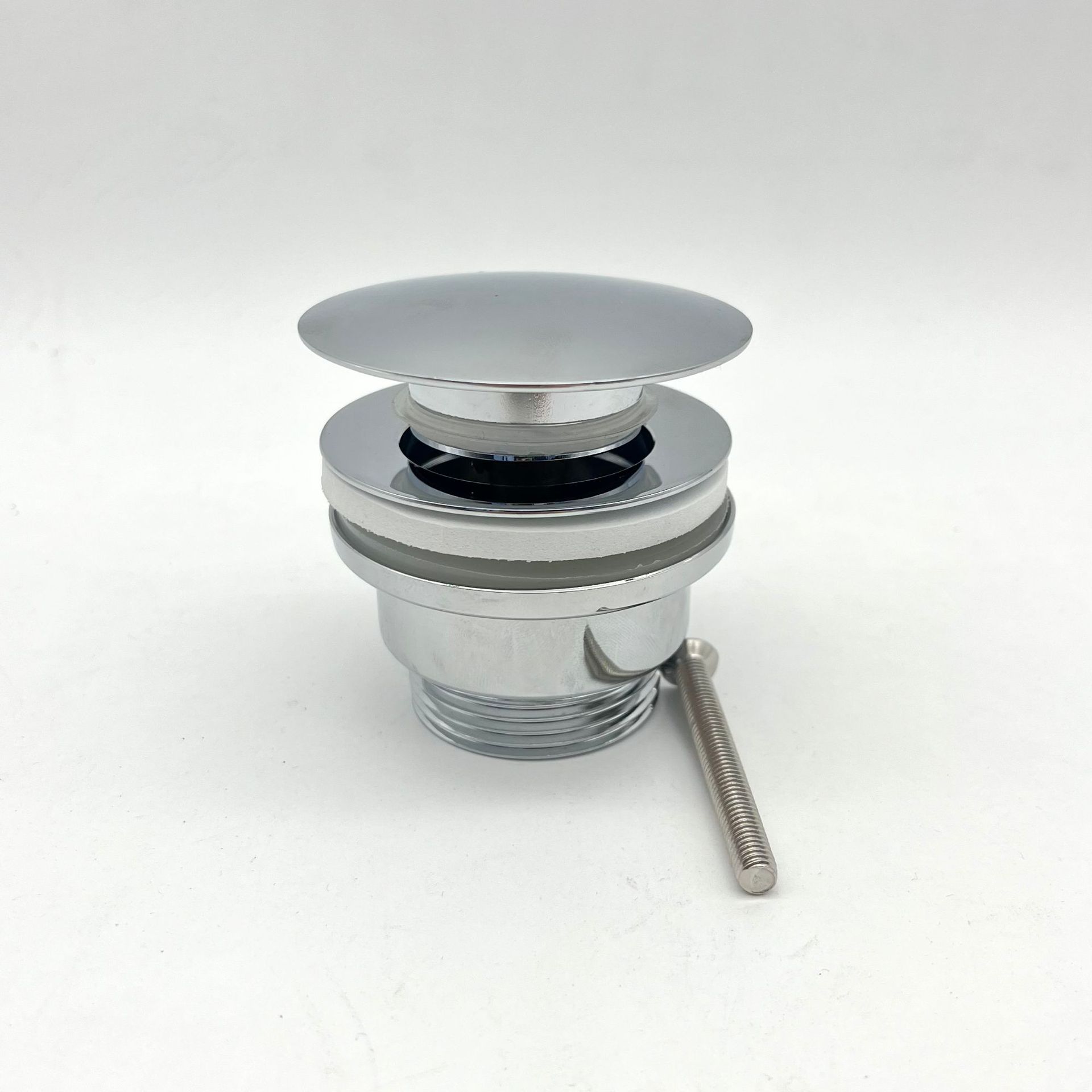Tingba Factory wholesales washbasin drain, bathtub drain, large cover, three-piece set, and stainless steel drain Specification drawing