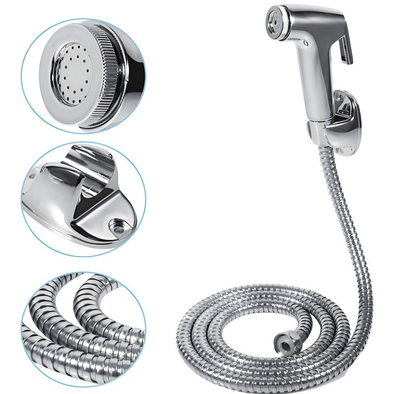 Cross-border best-selling women's washers, toilet spray gun sets, bathroom cleaning buttocks, small shower heads, toilet pressurized flushing nozzles full figure