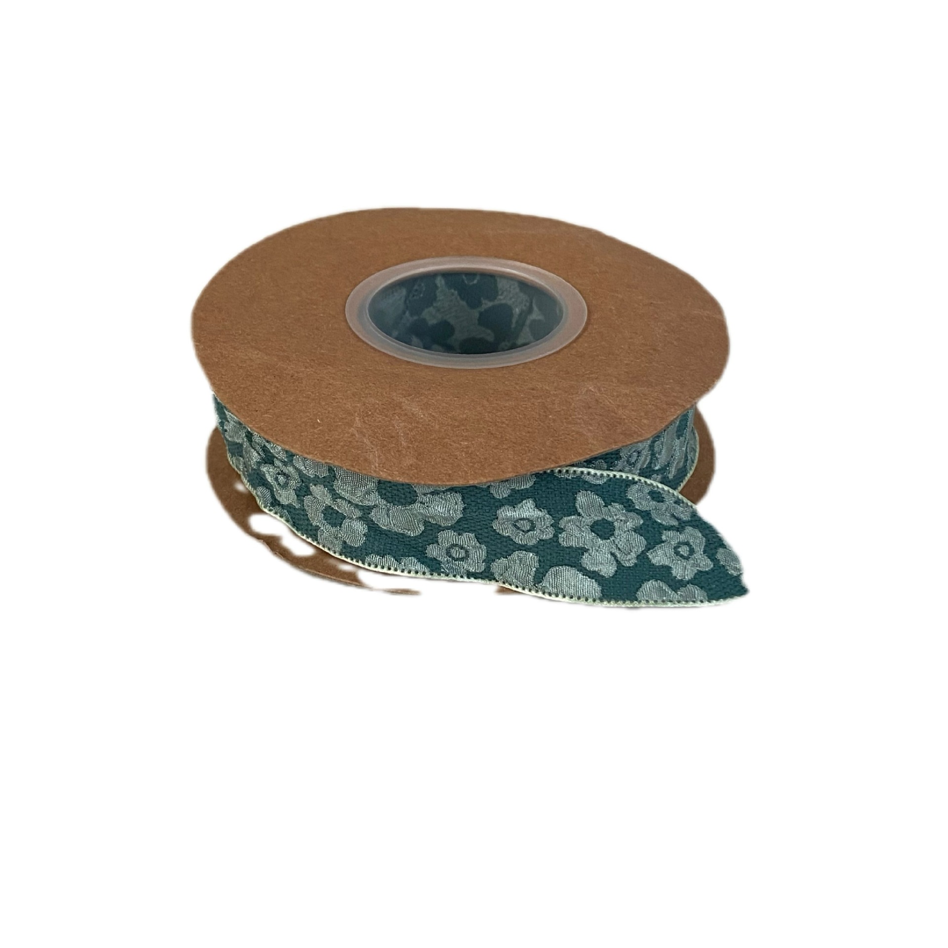 New diy anti-slip steering wheel strap, wear-resistant and anti-sweat hand cover, camellia embossed flower ribbon steering wheel cover Item Picture