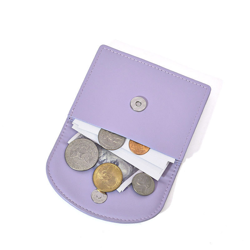 2024 New Korean Instagram-style women's bag, exquisite solid color, simple card bag, multi-functional opening red envelope, large capacity money details Picture