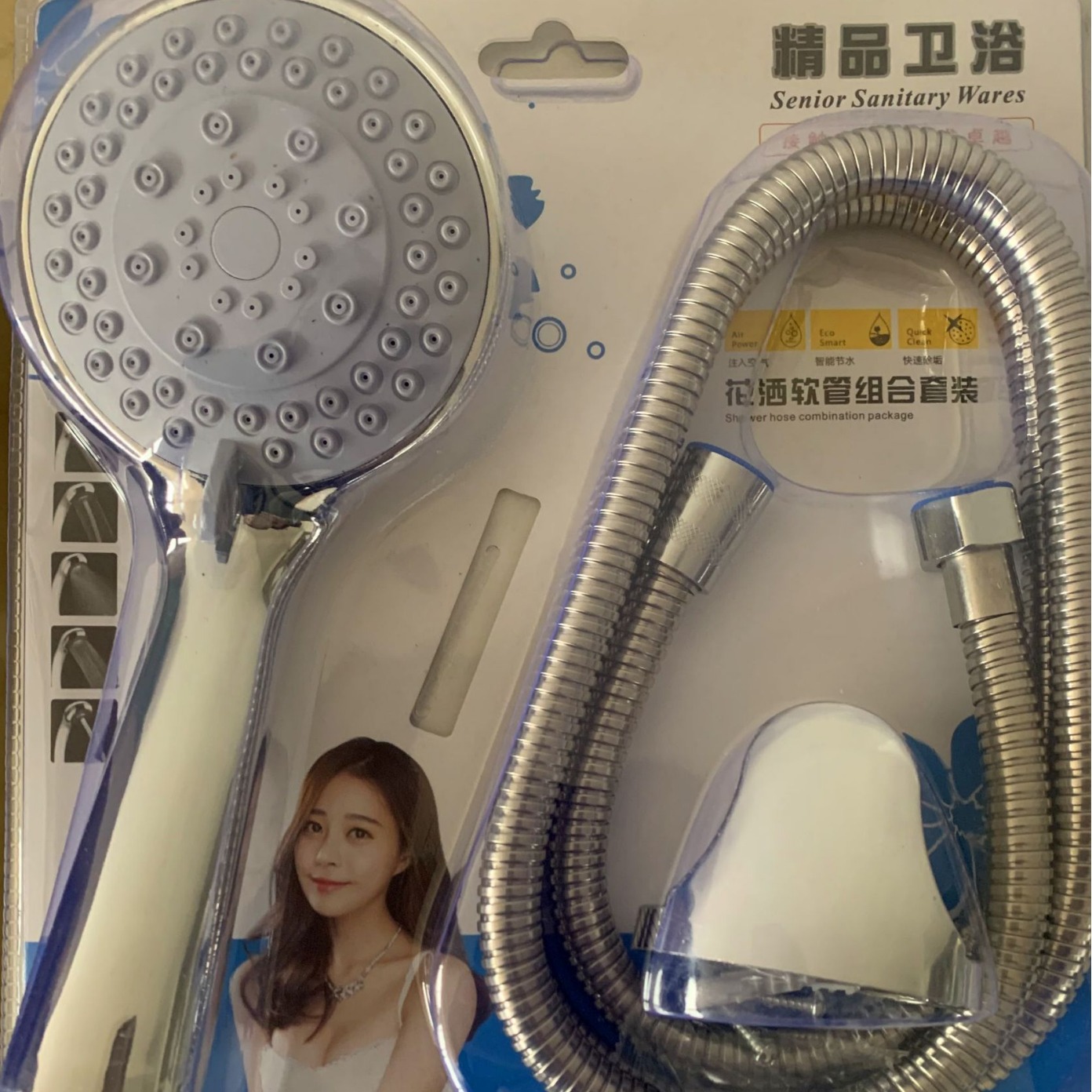 Factory direct sales of shower head sets, electroplated shower heads, vacuum-formed three-piece sets, handheld shower heads and shower head sets Application Scenario