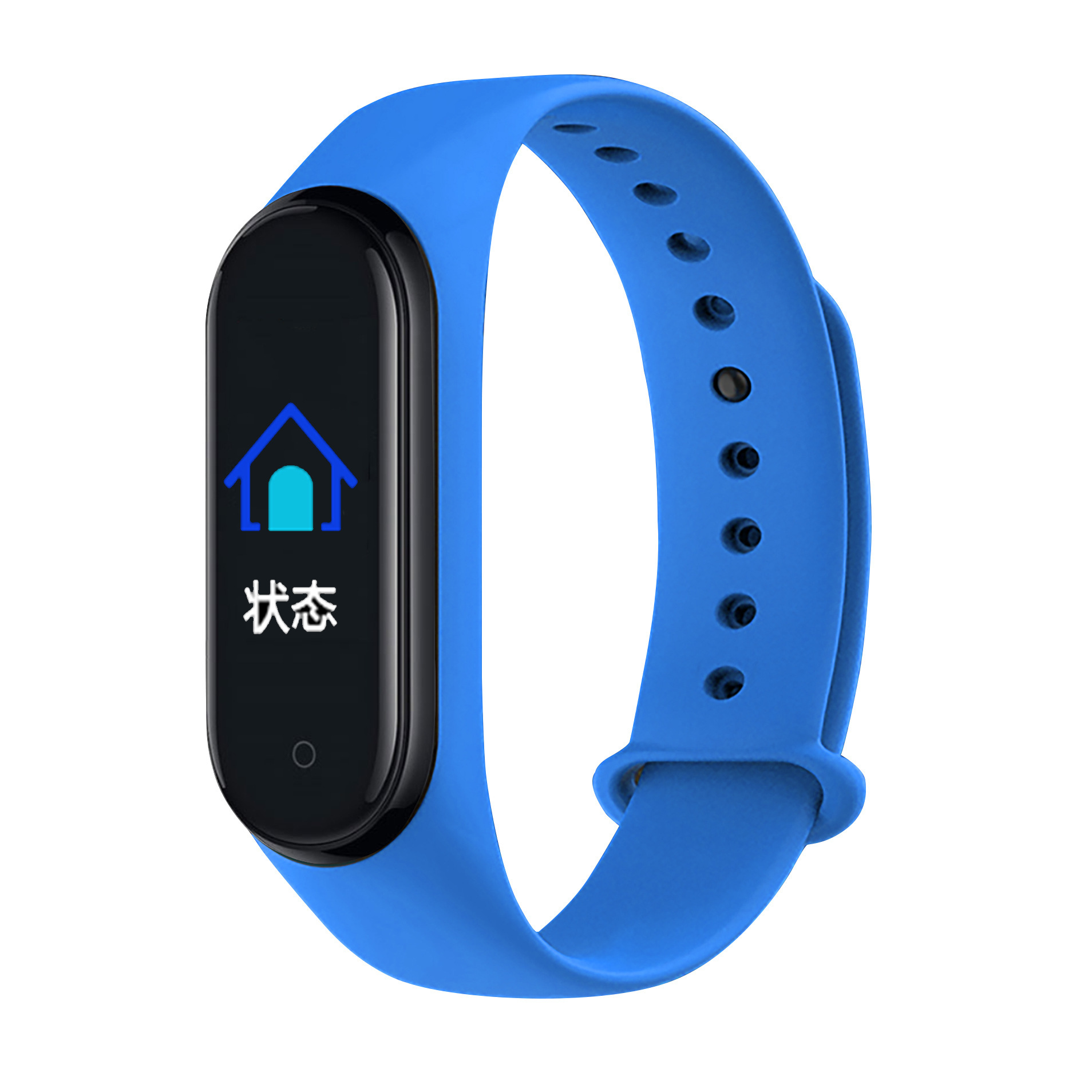 M4 Smart Bracelet Cross-border Sports Smart step-counting bracelet Blood Pressure and heart Rate reminder Multi-functional mobile phone factory direct sales Application Scenario