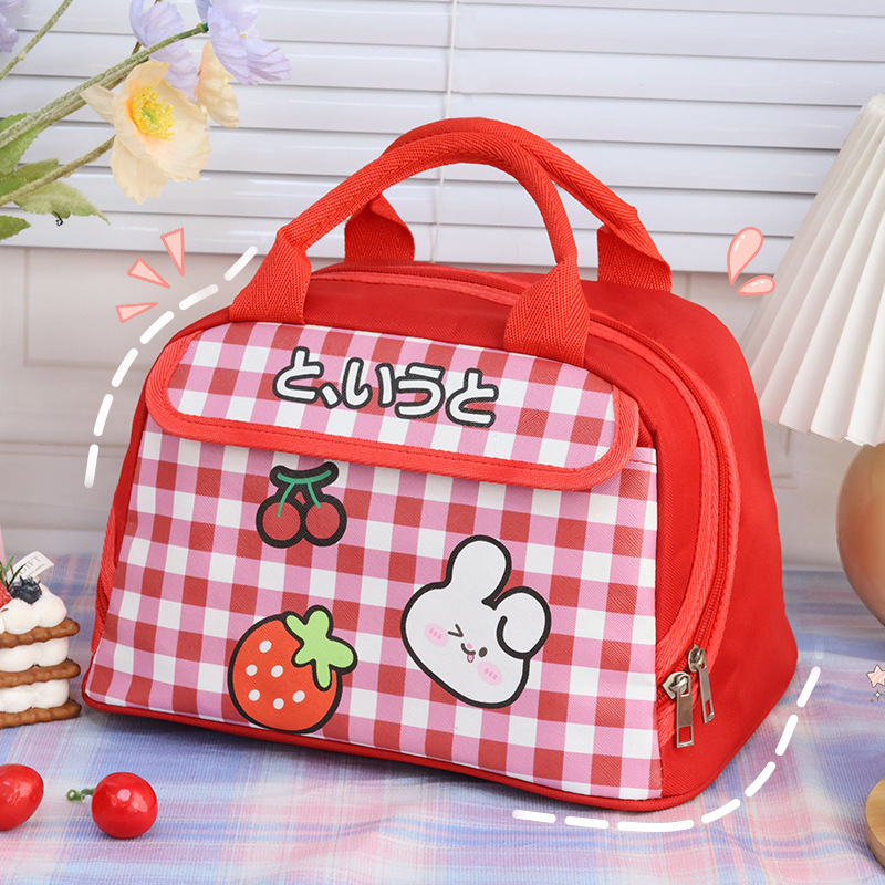 Wholesale high-appearance-level lunch box bags, hand-held bento bags, student lunch bags, office worker lunch bags, thickened insulated bags details Picture