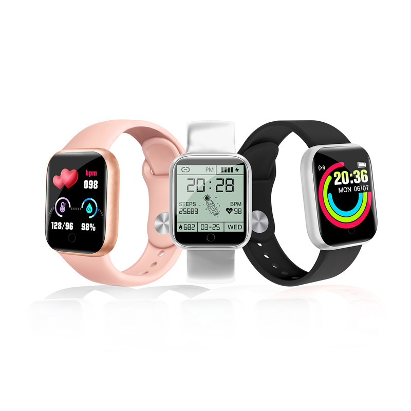 Y68 smartwatch for heart rate, blood oxygen, blood pressure and sleep monitoring. D20 macaron factory direct sales, instant delivery Application Scenario