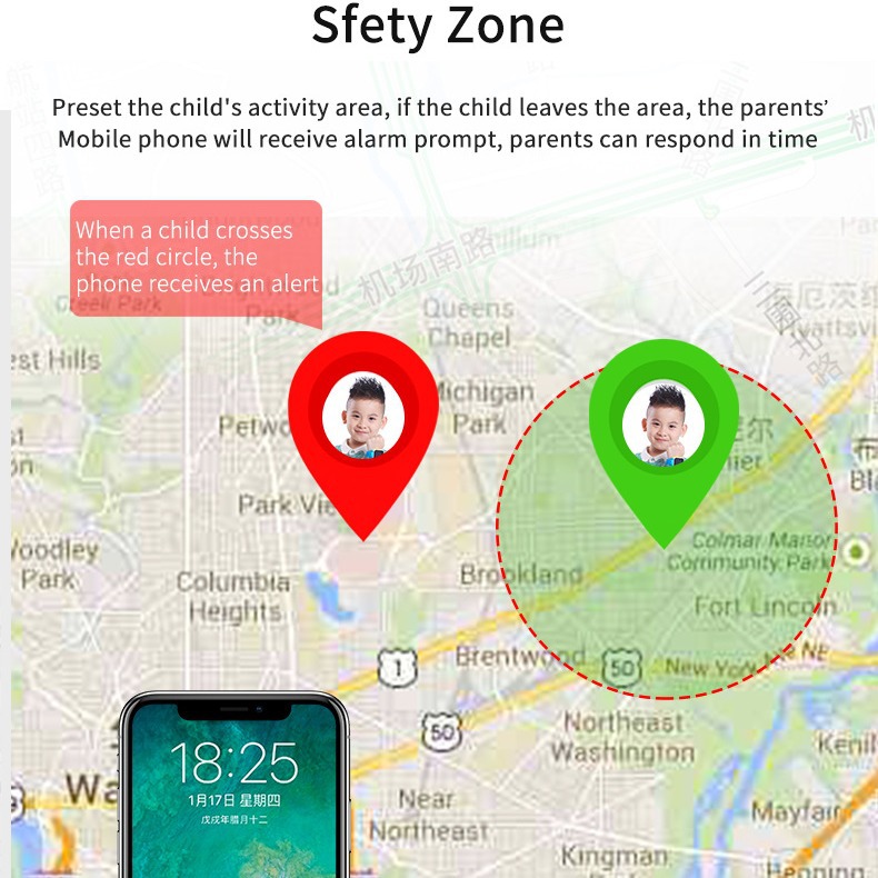 The cross-border z1 children's smartwatch is a best-selling multi-functional smart card-inserting positioning student video call watch Application Scenario