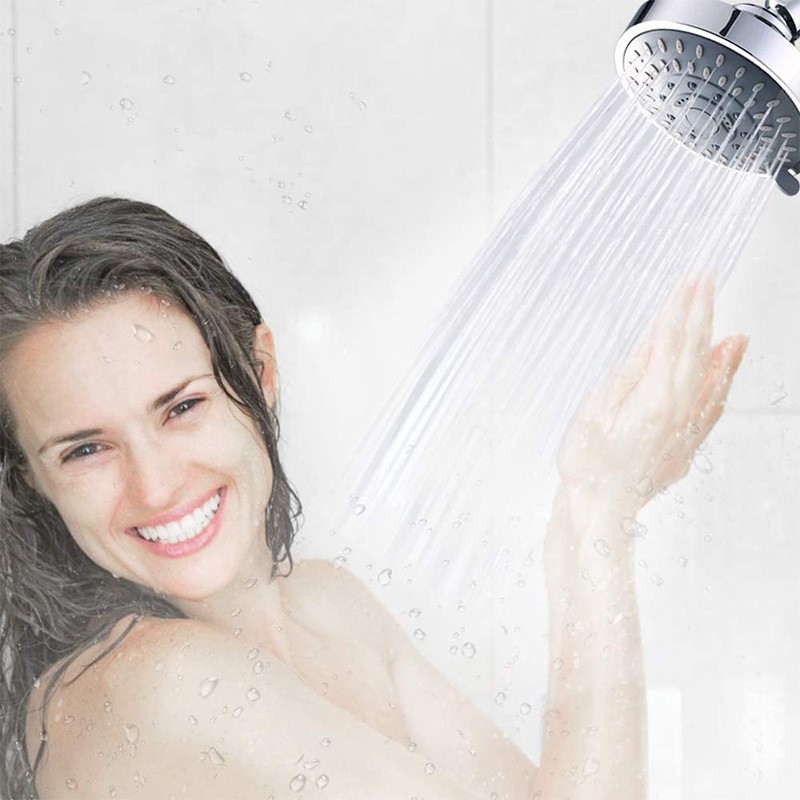 This 4-inch five-speed small shower head with a copper ball head is adjustable, water-saving, and can be concealed. It is suitable for use in bathhouses and hotels Item Picture