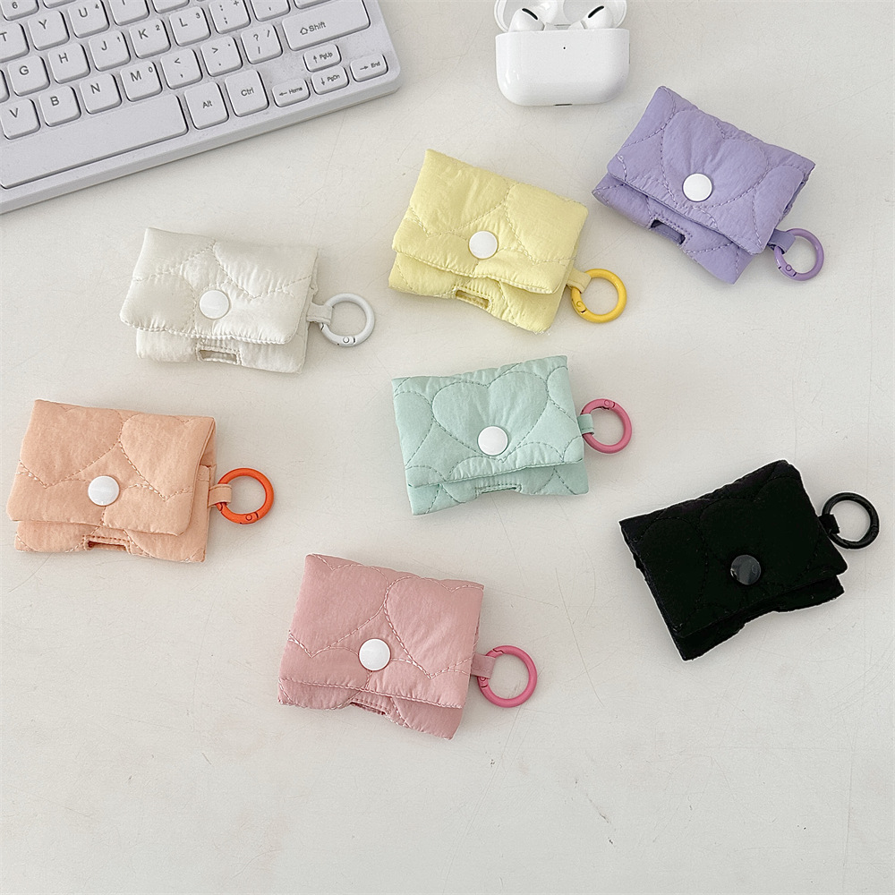 The new 41261 ins Bluetooth earphone case for Apple AirPods is a cute soft case for earphone storage and protection full figure