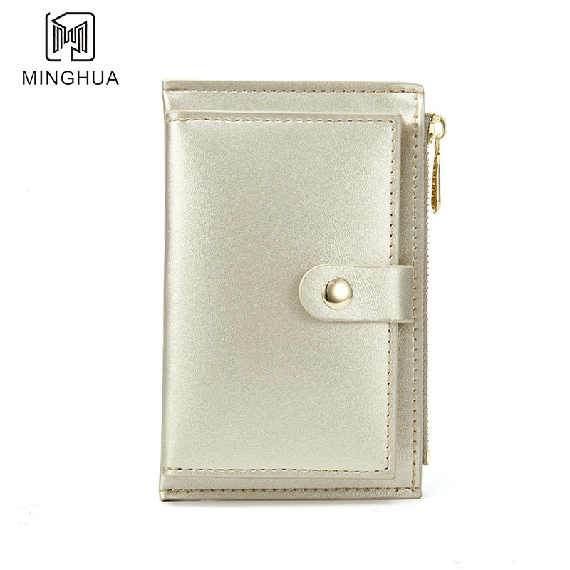 New color-blocking short wallet, a fashionable short wallet for women, a multi-slot card case for students, a small coin purse, and a folding wallet Specification drawing