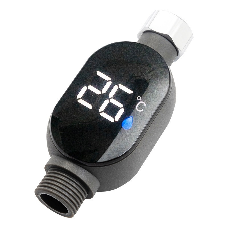 Cross-border 4-point showerhead universal water temperature meter, baby bathing, children bathing, home visual LED digital display screen, no heating Item Picture