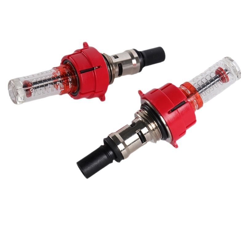 The handwheel valve core base of the visible floating value flowmeter for floor heating distribution and collection, the water distributor accessory flowmeter (independent) Item Picture