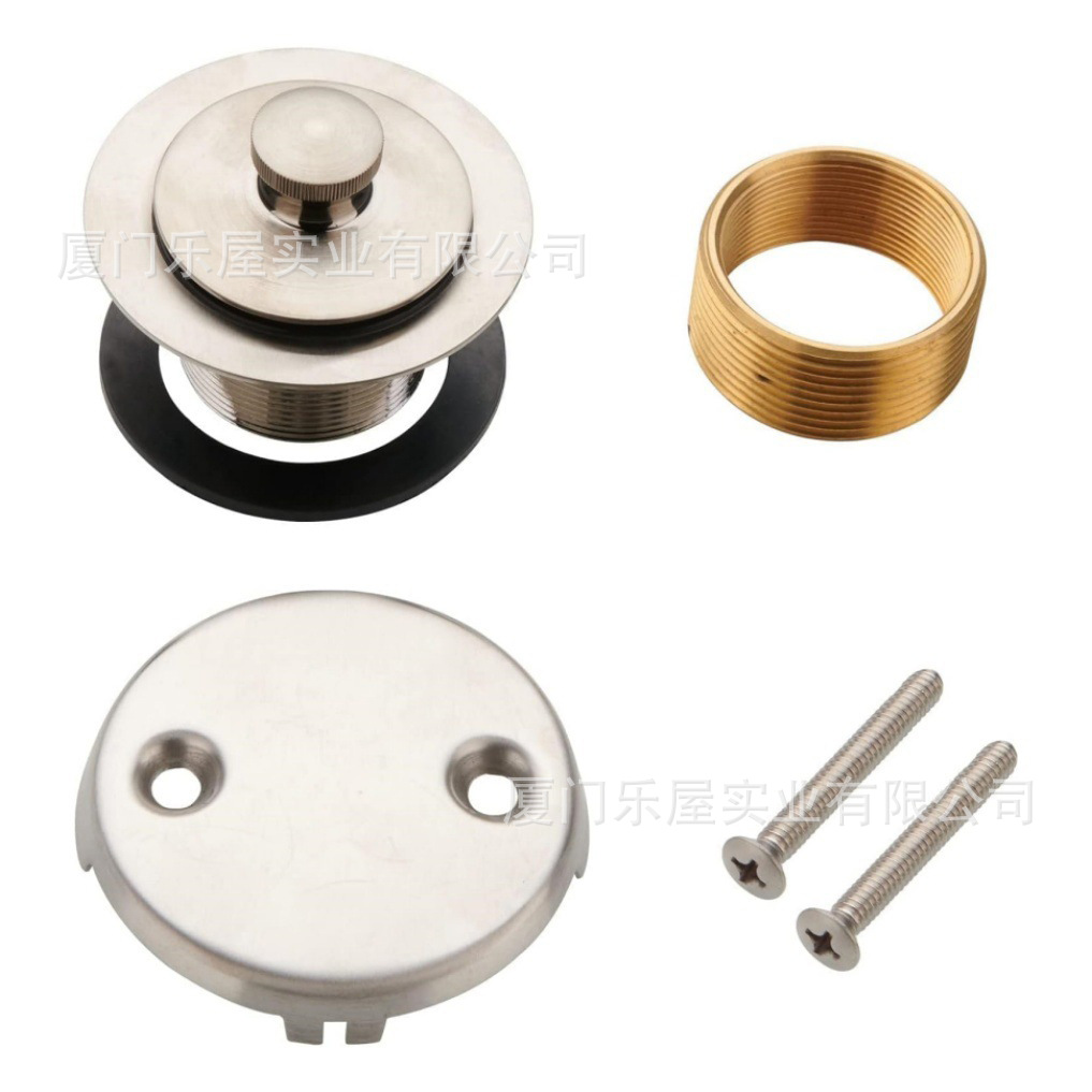Copper nut American-style bathtub drain, anti-odor bathtub drain, bathtub plug replacement, bathtub drainage accessories, water outlet Application Scenario