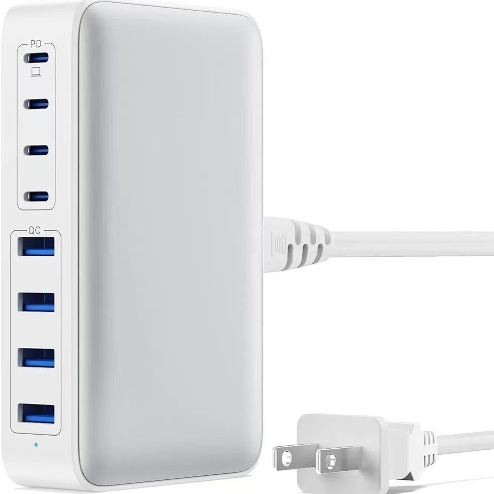 200W gallium nitride charger, 20V5A high-power universal desktop charging station for mobile phones, tablets and laptops, 300W Specification drawing