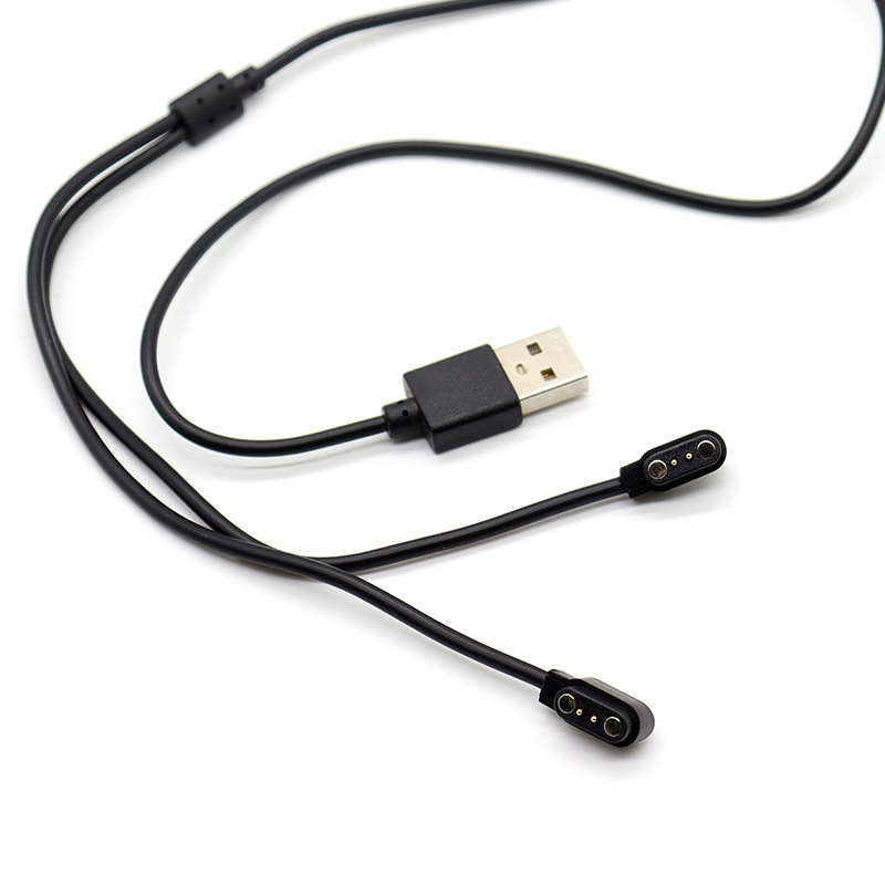 A 2-pin 2.5mm pitch magnetic charger for smart earphones, suitable for smart glasses Item Picture