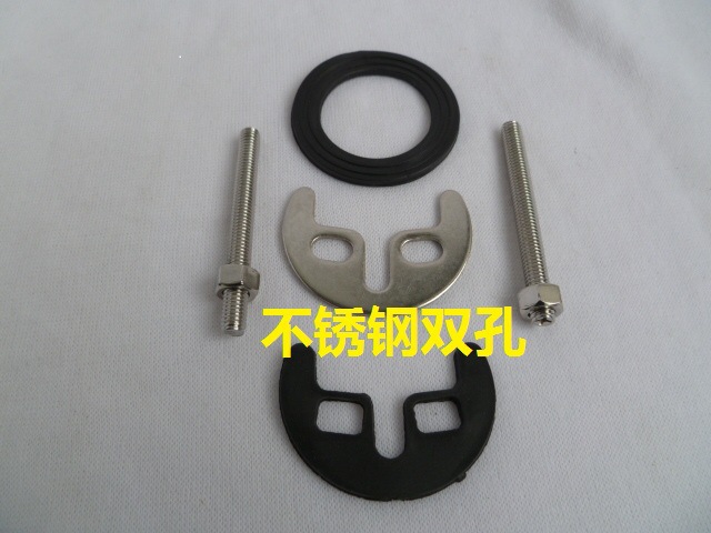 All-copper single-hole hot and cold water faucet, horseshoe plate installation, tight fixing accessories, installation screw rod, maintenance sleeve tool details Picture