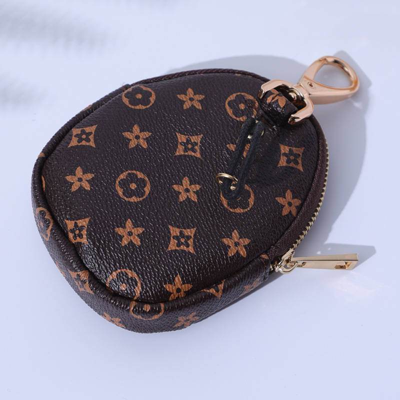 The 2024 new mini, compact and multi-functional car carry-on card case for women is a two-in-one coin purse storage bag Specification drawing