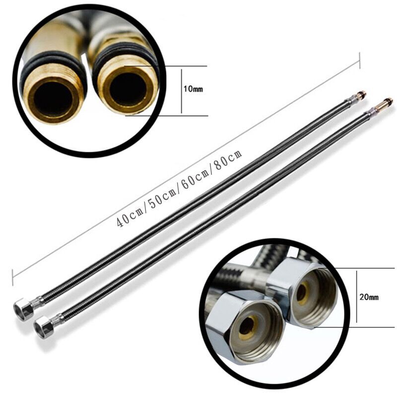 The manufacturer supplies explosion-proof braided hoses, pointed hoses, kitchen basin faucets, single-ended hoses, and mixed braided thread pointed hoses Specification drawing