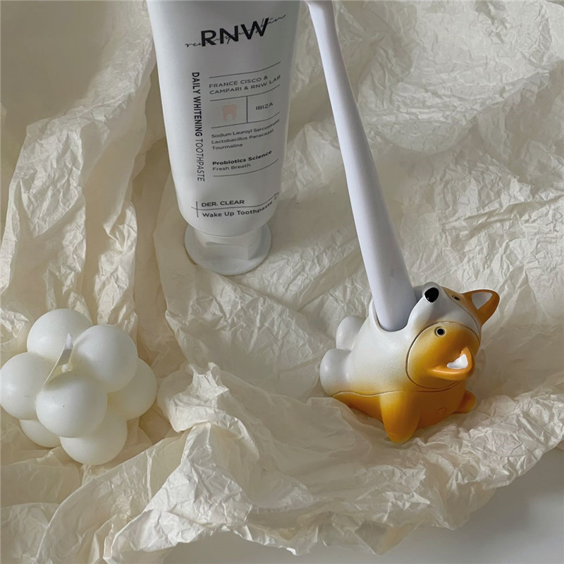 Ins-style creative cartoon animal toothbrush holder, cute children's bathroom toothbrush holder, bathroom storage rack decoration Specification drawing