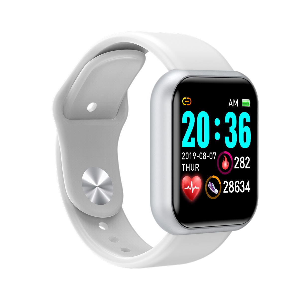 The new Y68S smart bracelet, D20S, heart rate and blood pressure monitoring, step-counting exercise mode, 1.44-inch sports bracelet Item Picture