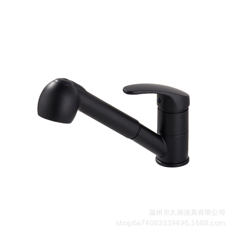 Cross-border kitchen cold and hot multi-functional pull-out faucet, zinc alloy copper telescopic sink and sink manufacturer wholesale Item Picture