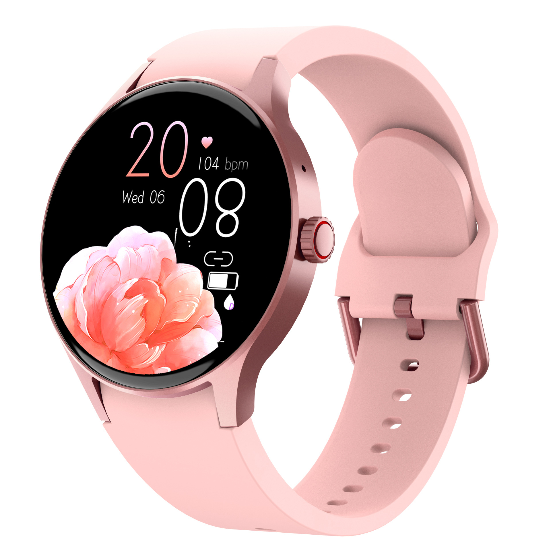 The Y80 smartwatch features a 1.43AMOLED screen, heart rate, blood pressure, blood sugar, blood oxygen, sports, Bluetooth, calls, music, and water resistance details Picture