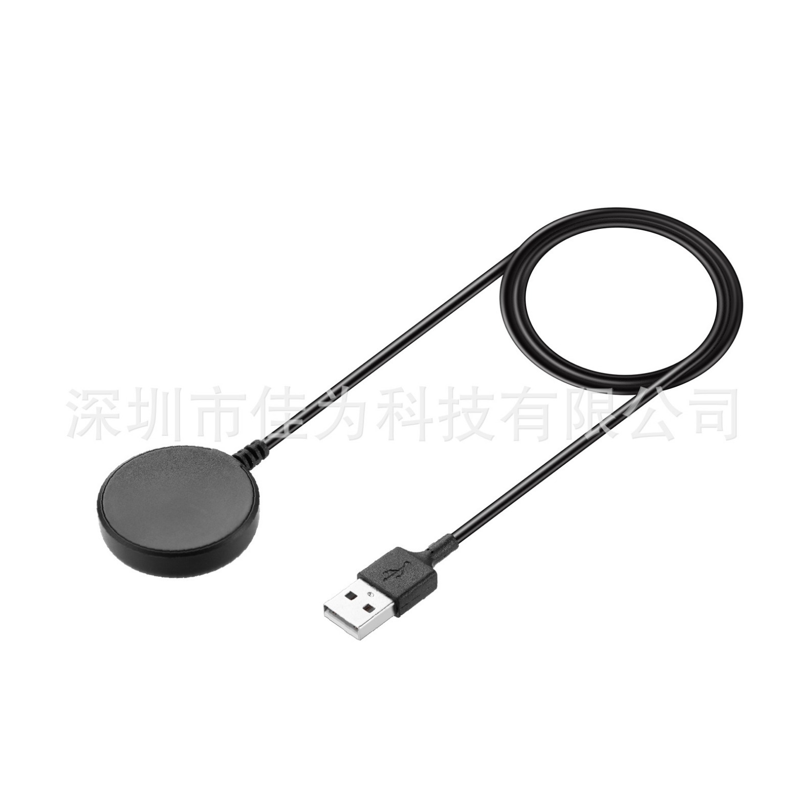 Compatible with Samsung Watch Active1/2 wireless charger Galaxy Watch 3/4/5/6/7 charging cable Specification drawing