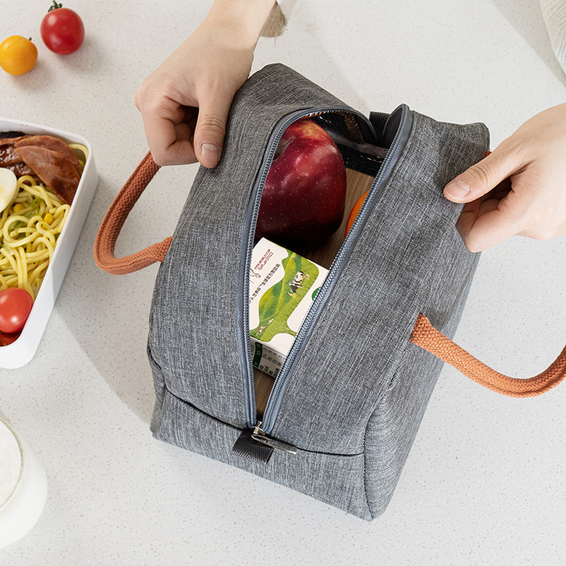 New manufacturer's supply of cationic aluminum foil cotton lunch bento bags, various styles of picnic working meal insulated bags details Picture