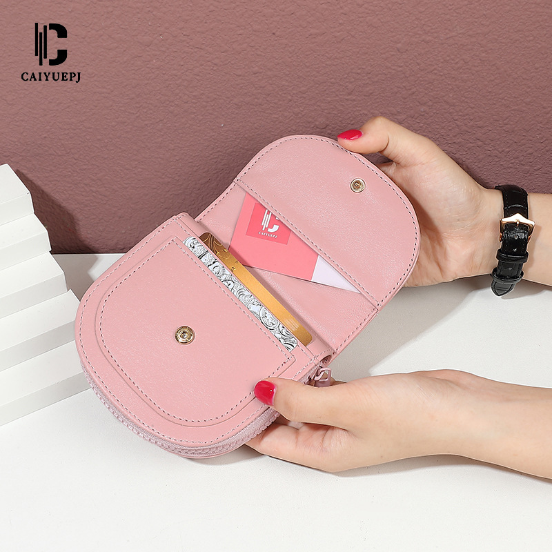 New cross-border women's ins wallet, a fashionable macaron-colored coin purse with multiple compartments, a hand-held bag with loose change in one Application Scenario