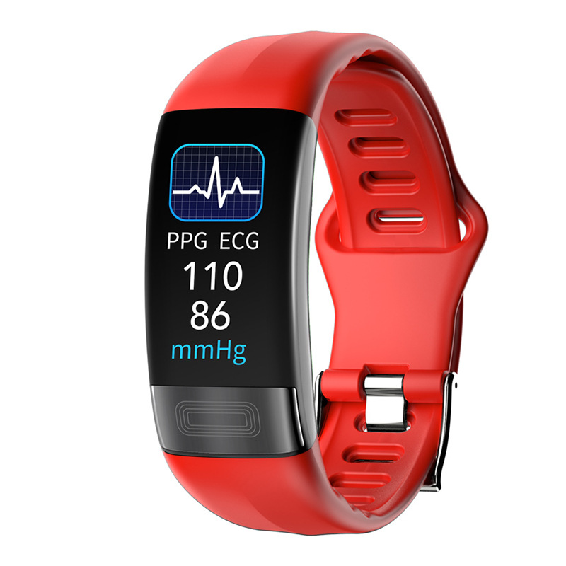 Cross-border P11PLUS smart bracelet, electrocardiogram, body temperature, heart rate, blood oxygen, exercise step count, smart sports watch distribution details Picture