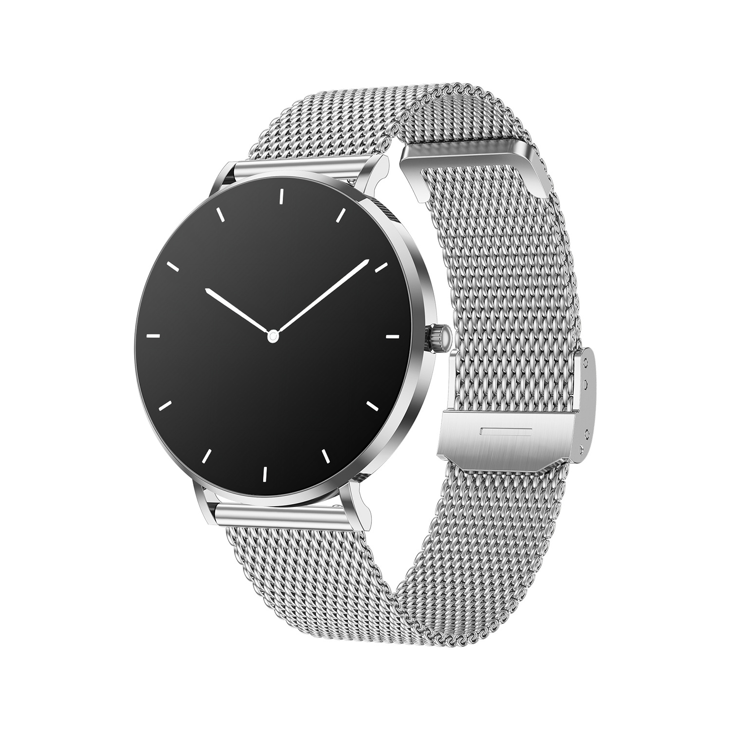 The new T8pro ultra-thin Bluetooth communication smartwatch features a 1.36AMOLED screen with a constantly lit heart rate and blood pressure for women details Picture