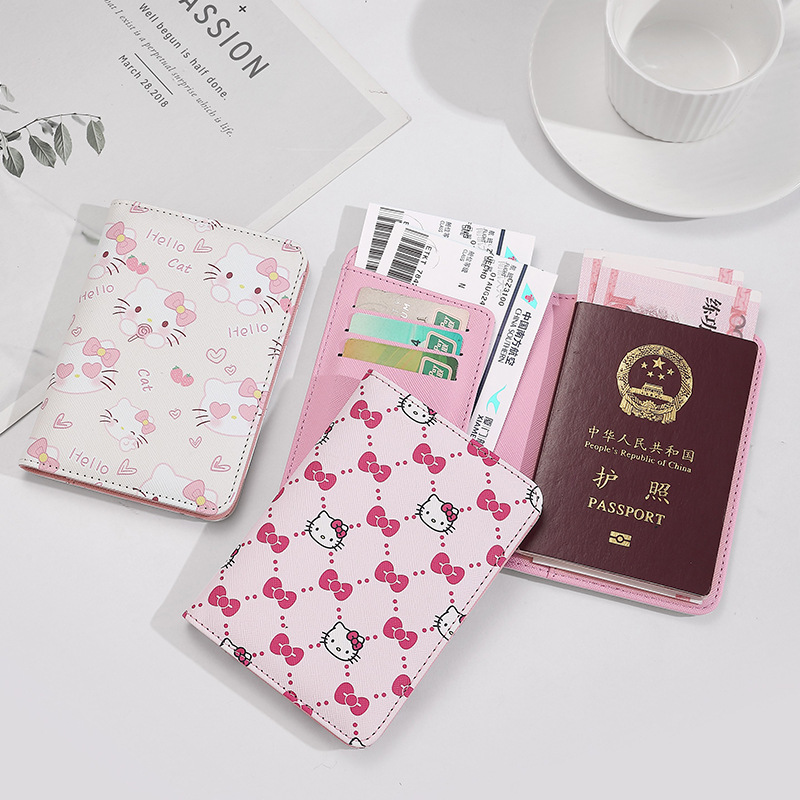 Business travel passport package, overseas boarding passport holder, RFID passport. This set of air ticket ID card holder comes with a passport bag Specification drawing