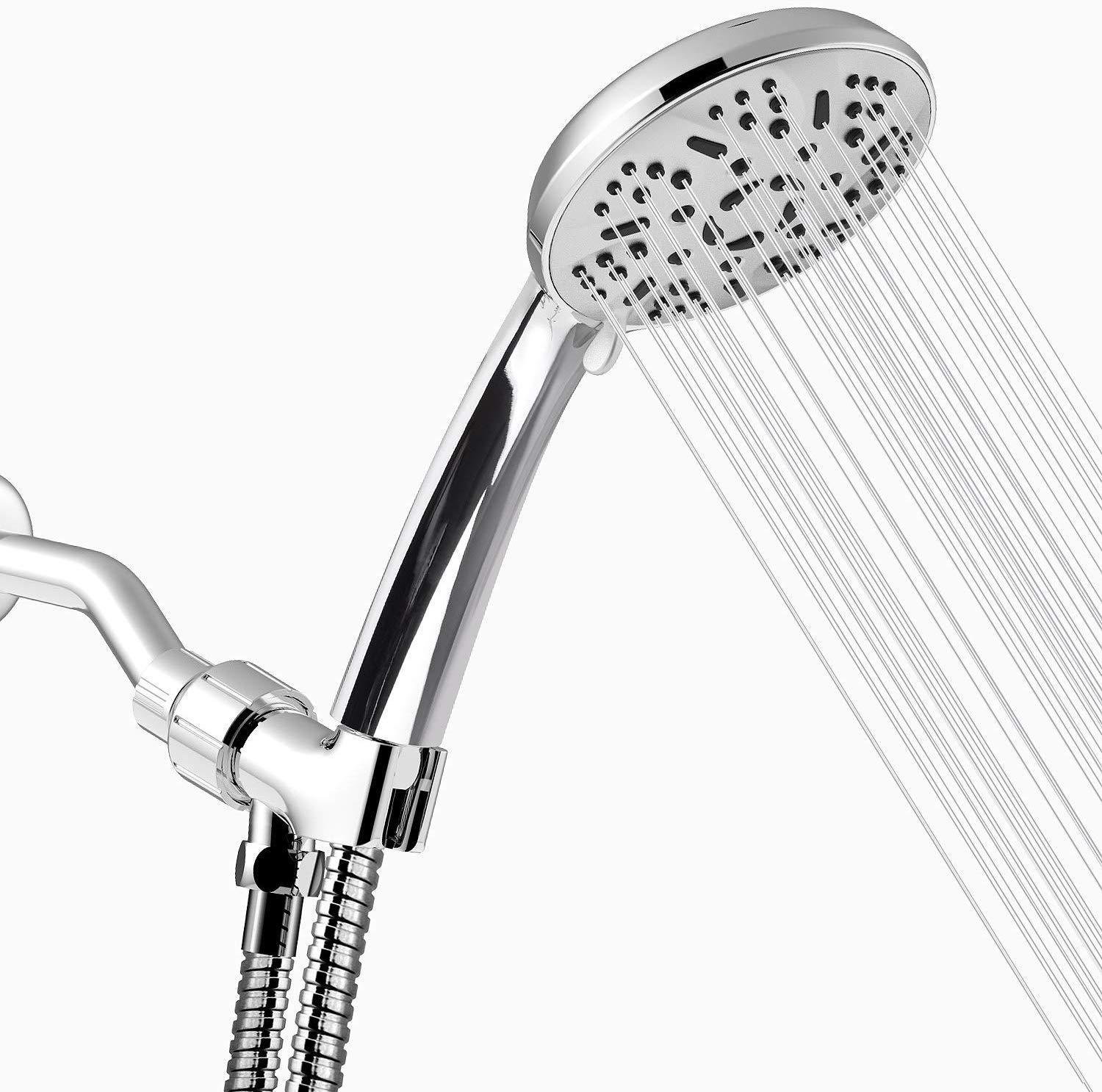 Amazon American shower head set Cross-border 9-function handheld pressure-increasing water-saving shower head source factory Item Picture