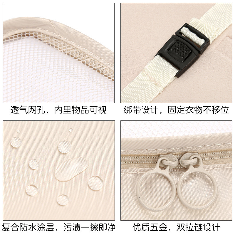 Travel storage bag, portioning bag, multi-functional clothes, suitcase organizing bag, seven-piece set, compressible storage bag Application Scenario