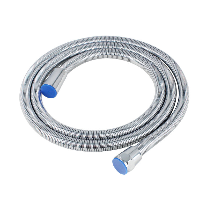 Household explosion-proof shower head hose, stainless steel electroplated encrypted bathroom water heater faucet nozzle water pipe Item Picture