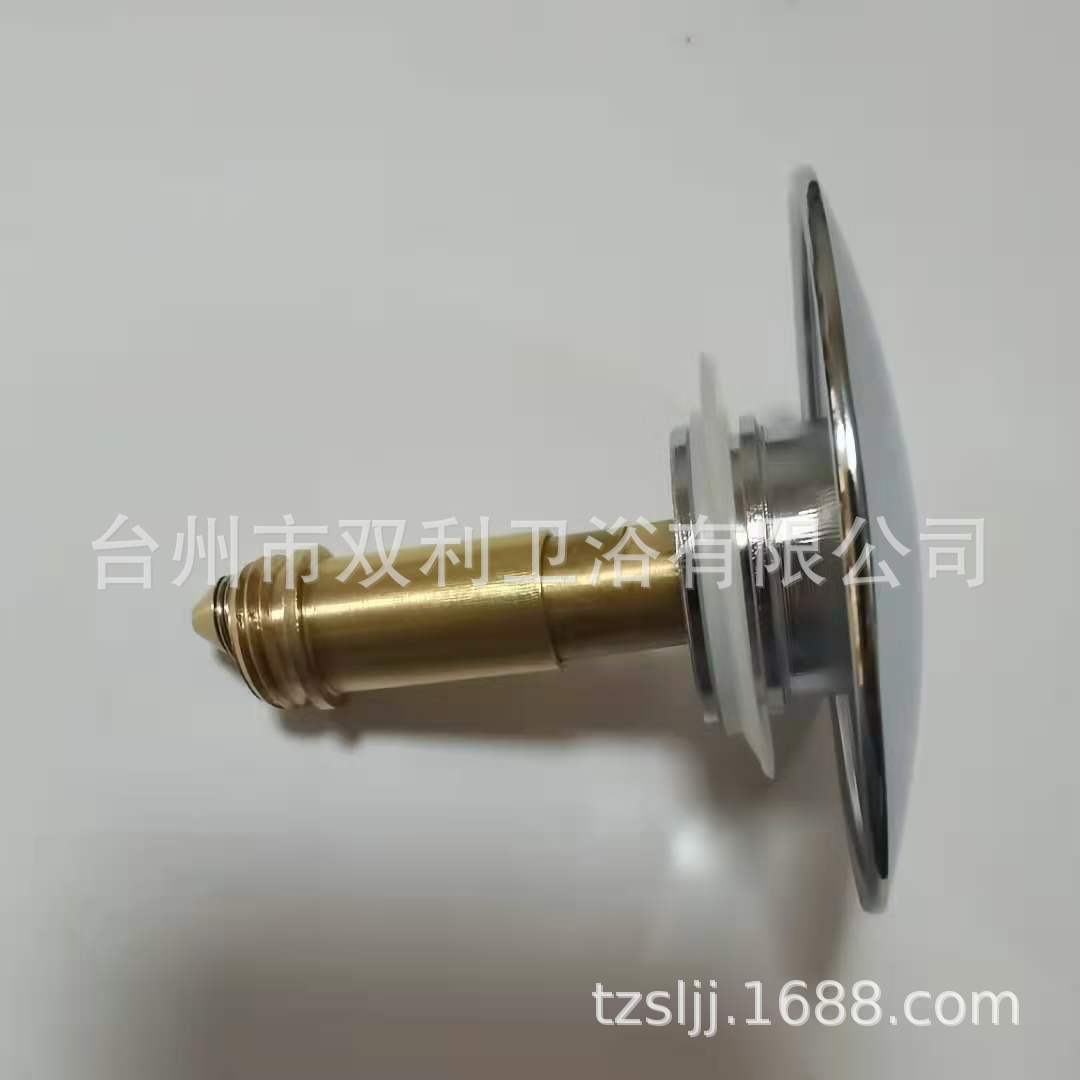 Direct supply of press-type all-copper bouncy mushroom-shaped head water seal cover, water pump bouncy mechanism copper lifting water seal plug Specification drawing