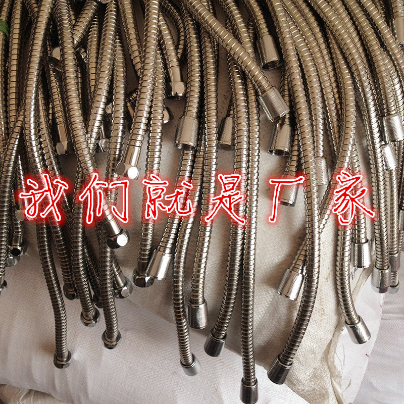 Cross-border showerhead hose, stainless steel metal copper core encrypted explosion-proof pull-out 1.5-meter showerhead hose Application Scenario