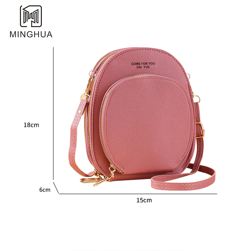 New mobile phone bag, women's solid color single-shoulder bag, summer fashion, simple and multi-position cross-border crossbody bag source manufacturer Application Scenario