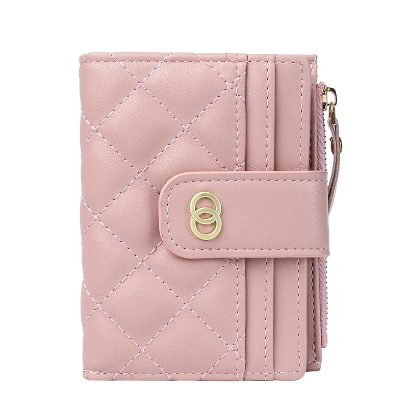 2022 New Creative zipper Coin Purse, Korean version, multi-slot student wallet, fashionable short wallet for ladies Item Picture