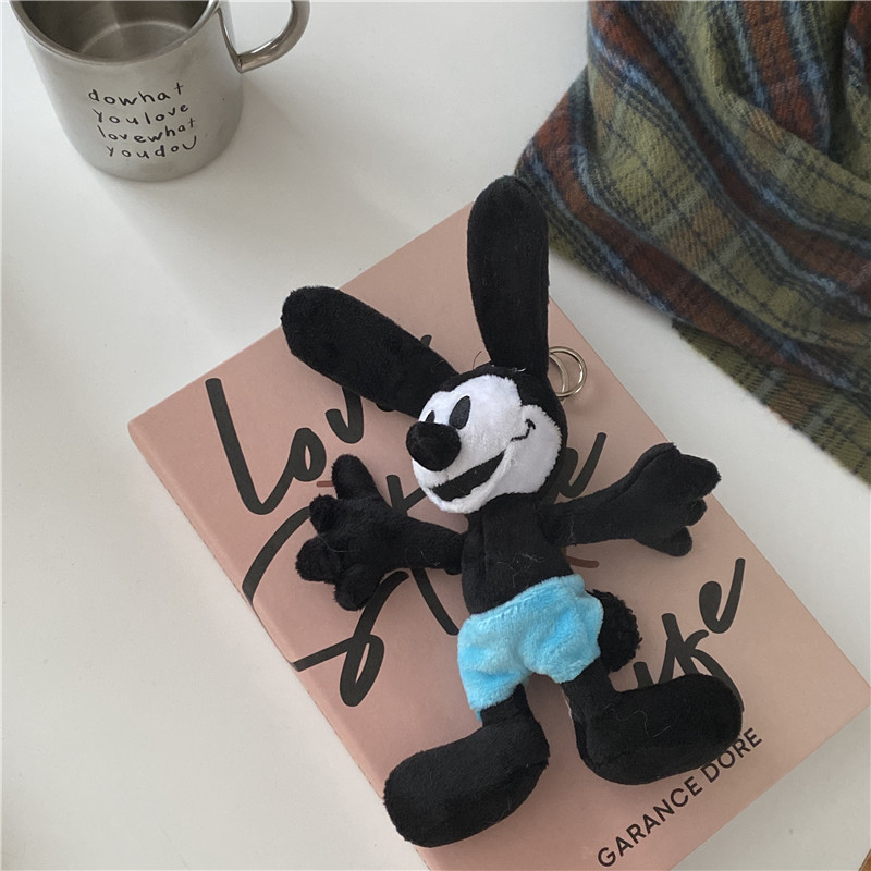 Cute and niche lucky rabbit plush toy pendant, InS-style cartoon rabbit keychain bag, couple pendant Item Picture