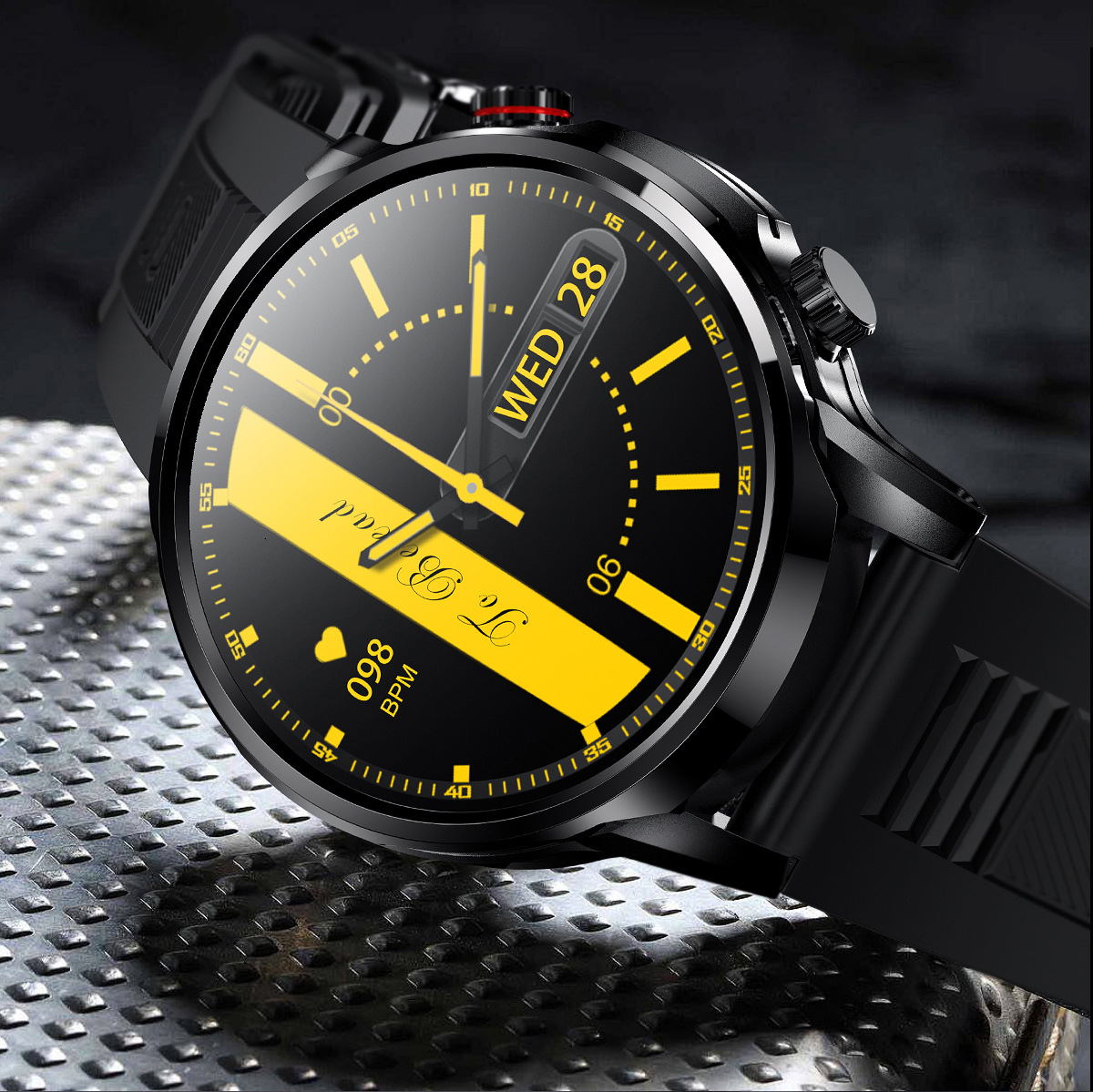 Cross-border EX100 smartwatch, 1.95-inch color screen, blood pressure, blood oxygen, heart rate detection, Bluetooth call AI watch Application Scenario