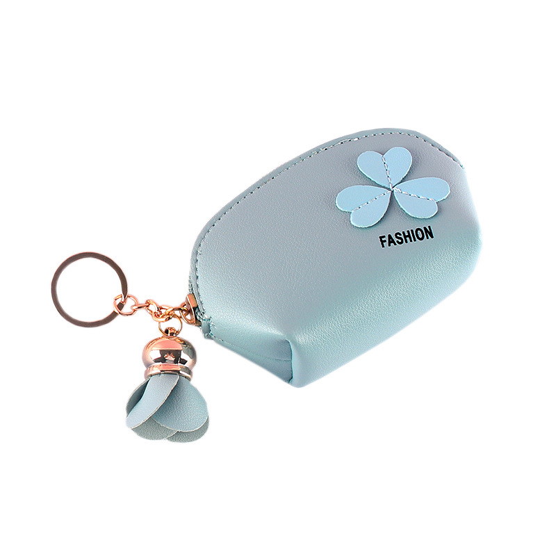 A Korean Instagram minimalist, mini and cute lady is holding a coin, multi-functional card case, pendant and coin purse Item Picture