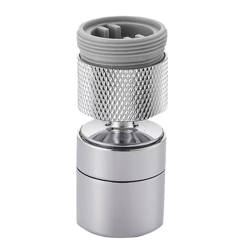 Kitchen faucet extender, universal splash-proof knurled nozzle, rotatable sink adapter faucet Item Picture