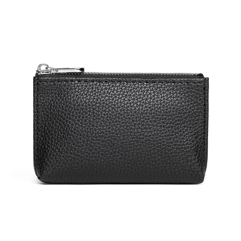 New cross-border pu men's and women's coin purse, zipper coin case, small wallet, short key case and card case Item Picture