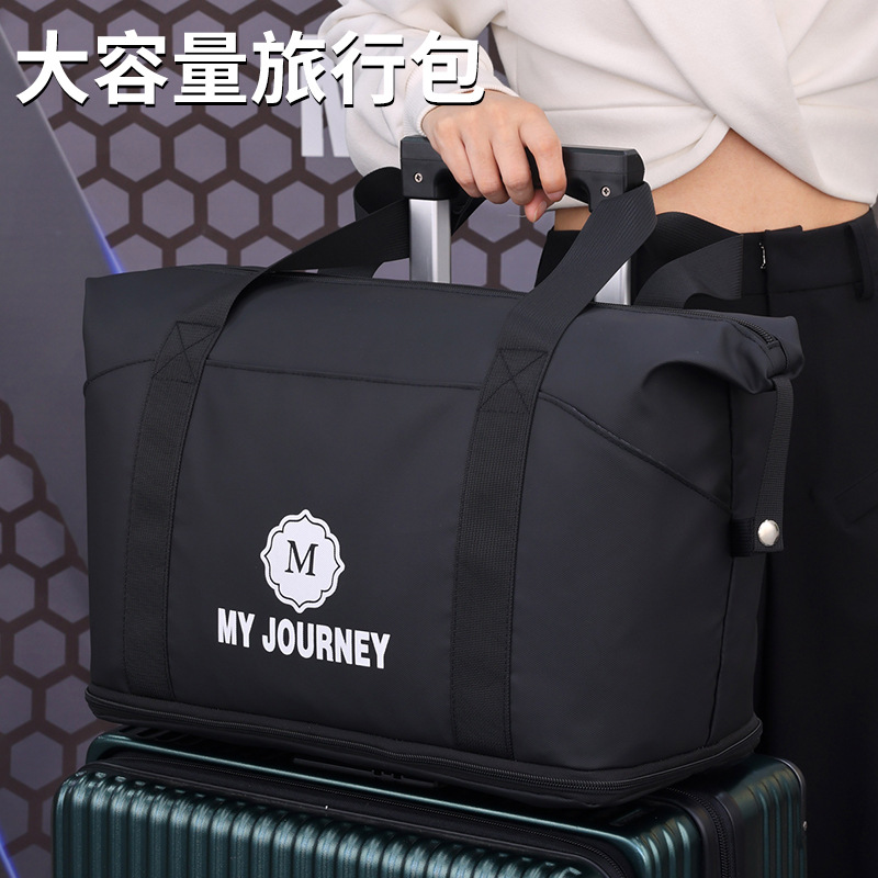 New cross-border travel bags, high-end large bags, large-capacity travel luggage bags, fitness, sports and yoga bags details Picture