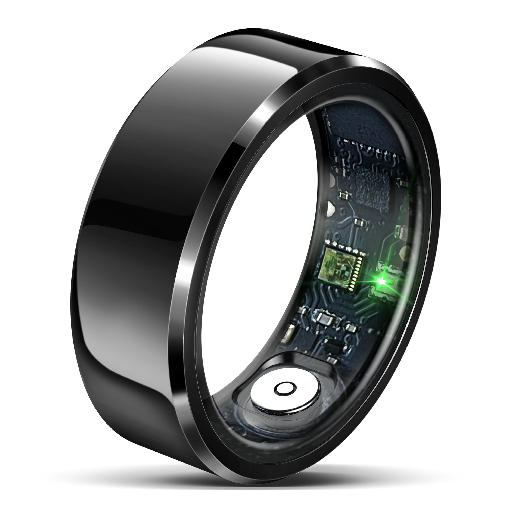 The new R6 smart ring features heart rate, blood oxygen, sleep, health monitoring, step counting, exercise mode, remote control for taking photos and exercising full figure