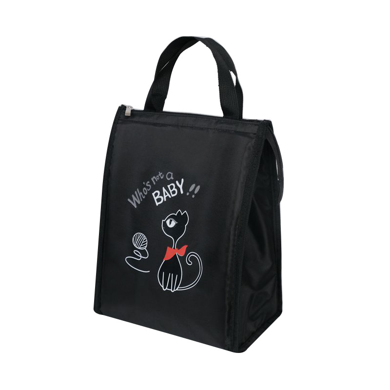 Lunch box, handbag, waterproof and insulated bucket bag, student and office worker lunch box bag, simple and thick warm bag Item Picture